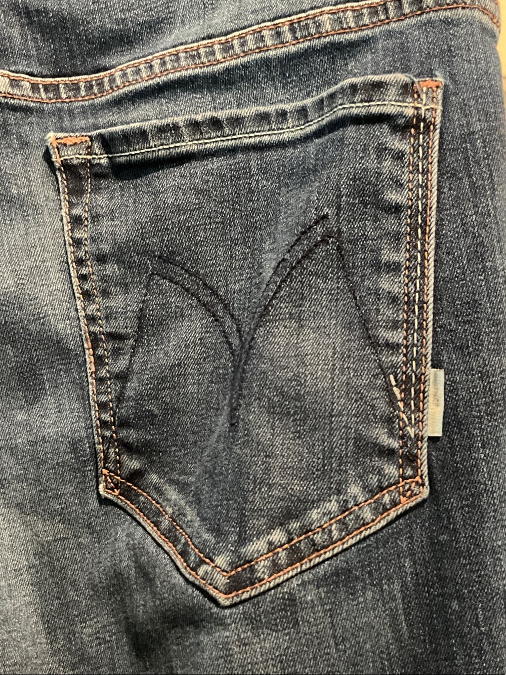 MOTHER Dark Indigo Flare Jeans - Picture 3 of 11
